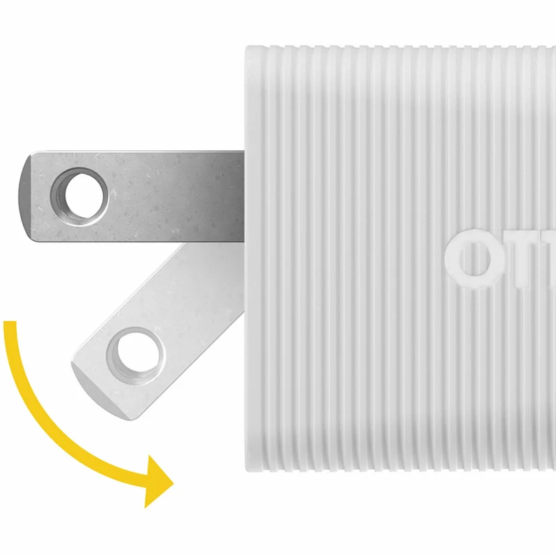 OtterBox Premium Pro Fast Charge 72W Dual USB-C and USB-A Wall Charger - White