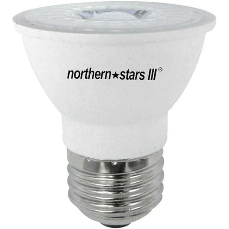 Northern Stars - DEL Ampoule LE-7HR16/860 6000K 120V 7W E26 600 LM to 50W - Paquet de 10