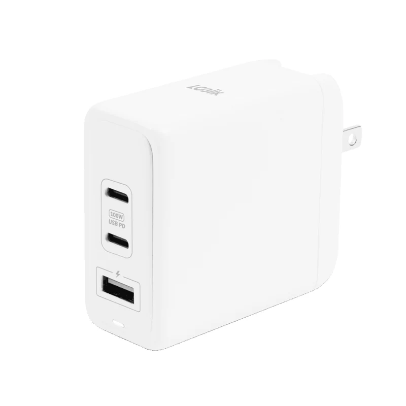 LOGiiX Power Plus 100W PD Wall Charger - White