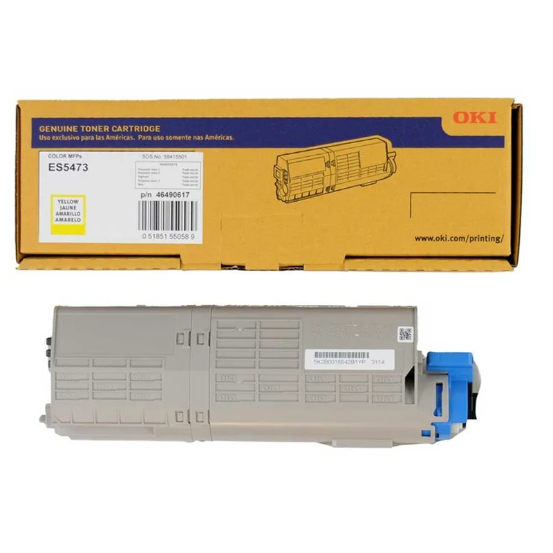 Okidata - 46490617 (ES5473) OEM Toner - Rendement Standard - Jaune