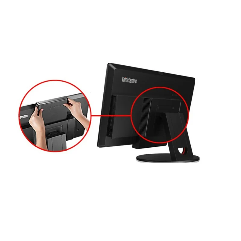 Lenovo - Ordinateur de bureau Thinkstation Tiny in One remis à neuf - Intel Core i5-6400T - SSD 256 Go - RAM 16 Go - Windows 10 Pro