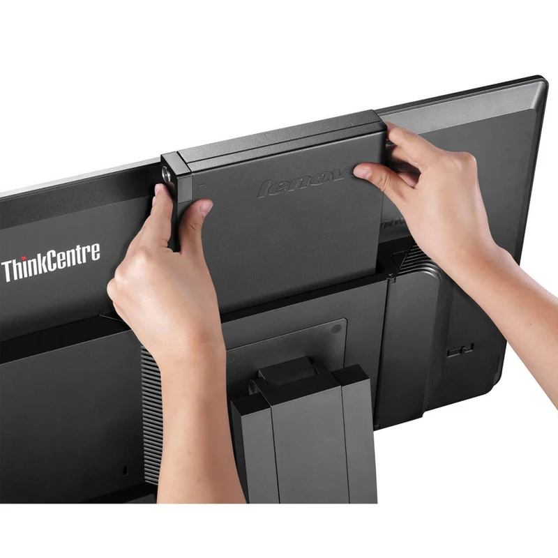 Lenovo - Ordinateur de bureau Thinkstation Tiny in One remis à neuf - Intel Core i5-6400T - SSD 256 Go - RAM 16 Go - Windows 10 Pro