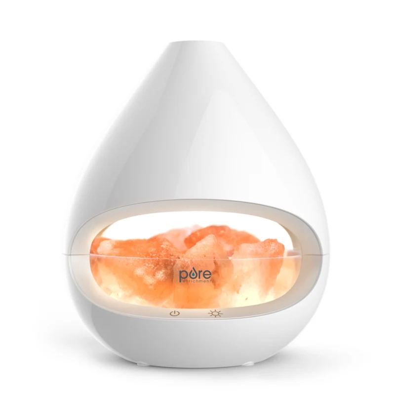 Pure Enrichment PureGlow Crystal Himalayan Salt Rock Diffuser