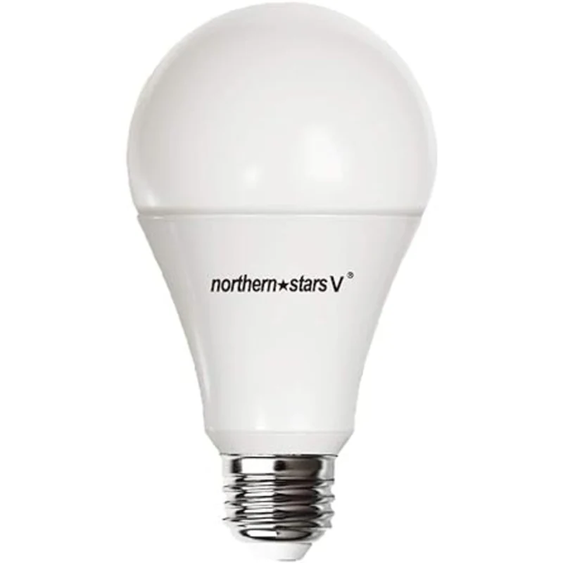 Northern Stars - DEL Ampoule LE-22A21/830 3000K 120V 22W E26 2600 to 200W - Givrée - Paquet de 2