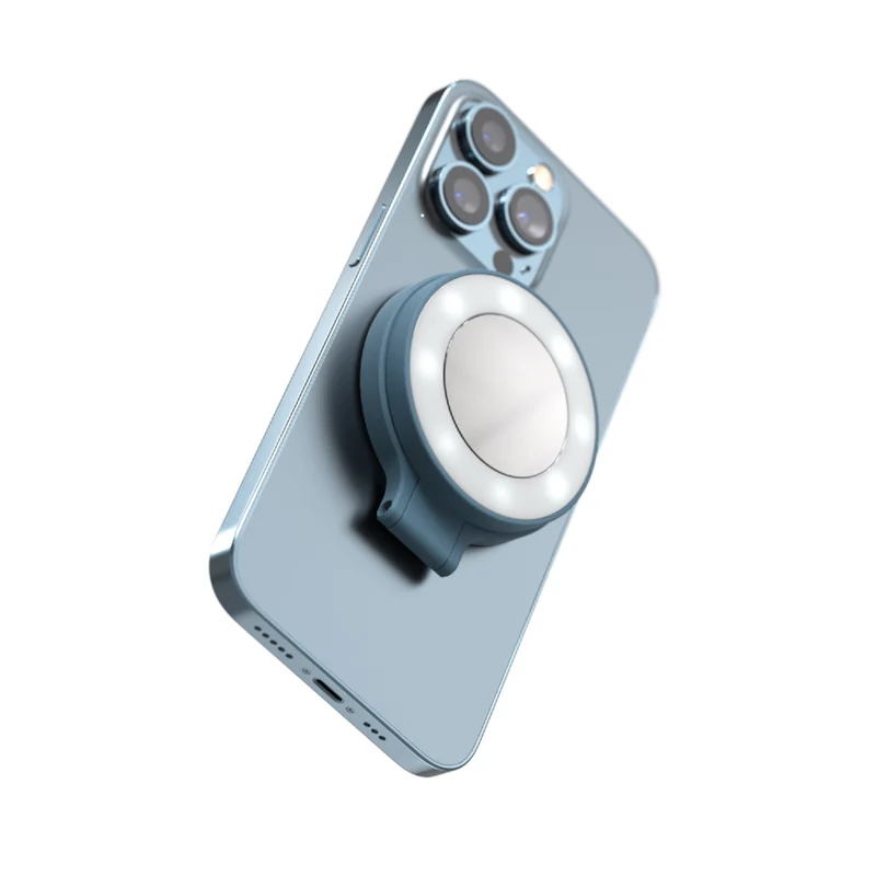 ShiftCam - Anneau SnapLight Lumineux LED Magnétique - Geai Bleu