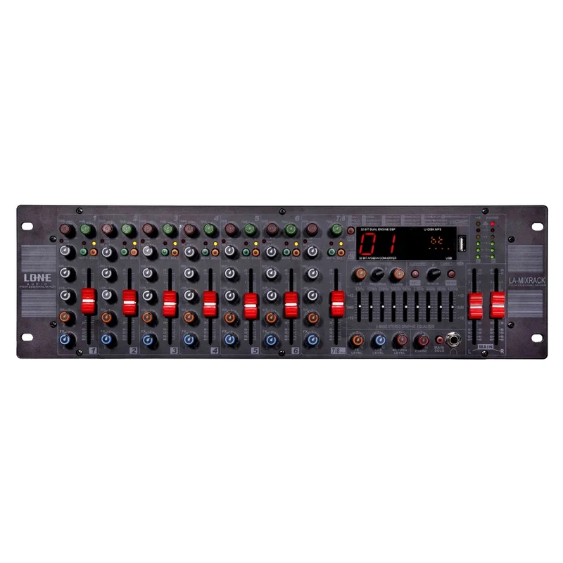 CONSOLE DE MIXAGE AMPLIFIÉE MULTIMÉDIA