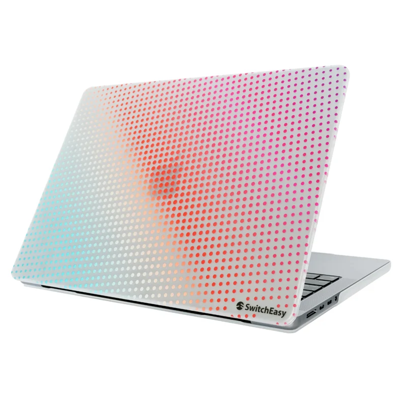 Étui de protection SwitchEasy Artist pour MacBook Air 13,6" (M2 2022 / M3 2024) - Pois/Aurora