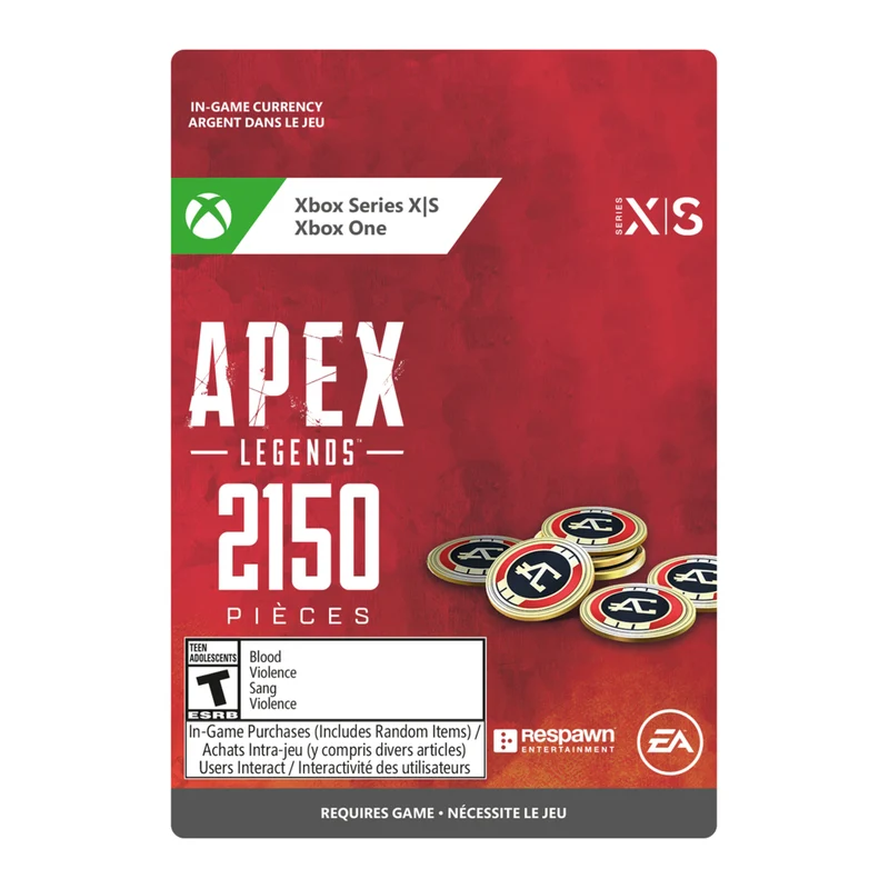 APEX Legends: 2150 Coins for Xbox Series X/S and Xbox One [Download]