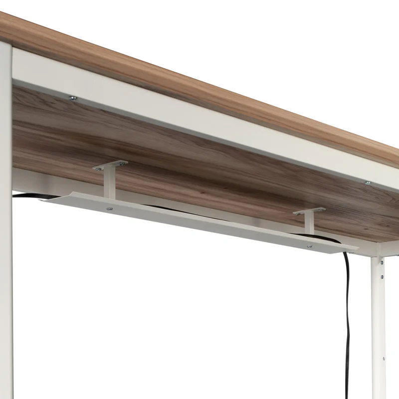 Sauder - 426479 La Collection Bergen Circle Goulotte de gestion des cordons - Blanc
