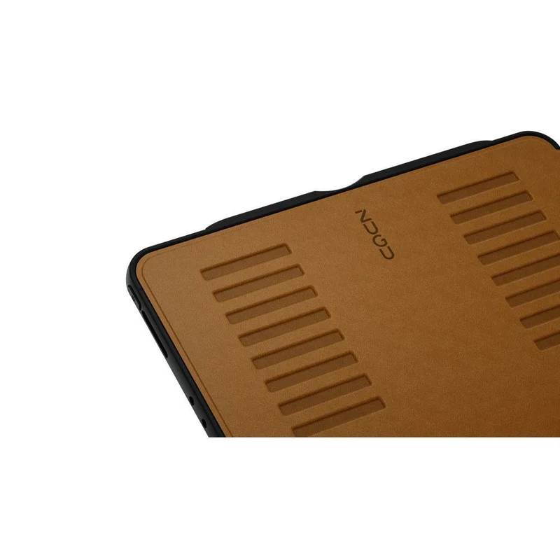 Étui folio magnétique avec support Zugu pour iPad mini 7e génération (A17 Pro) et iPad mini 6e génération 8,3" (2021) - Marron (Cognac)