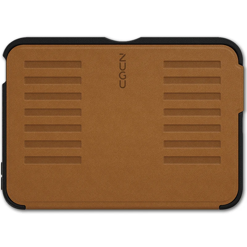 Zugu Magnetic Folio Stand Case for iPad mini 7th Gen (A17 Pro) and iPad mini 6th Gen 8.3" (2021) - Brown (Cognac)