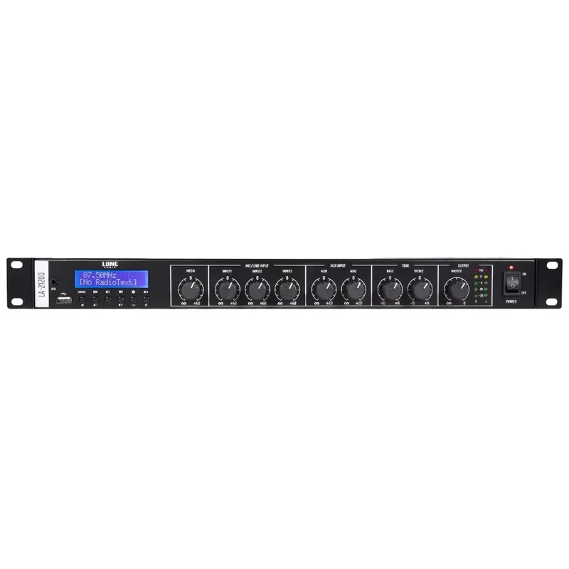 AMPLIFICATEUR MÉLANGEUR CLASS D STÉRÉO 2x120W EN 4Ω