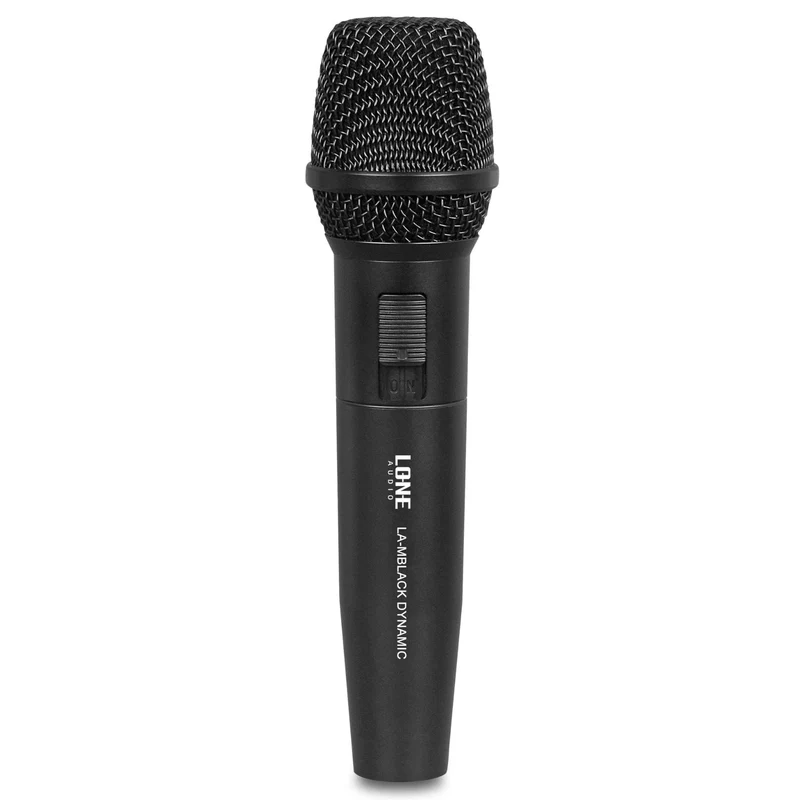 MICROPHONE DYNAMIQUE A MAIN FILAIRE NOIRE