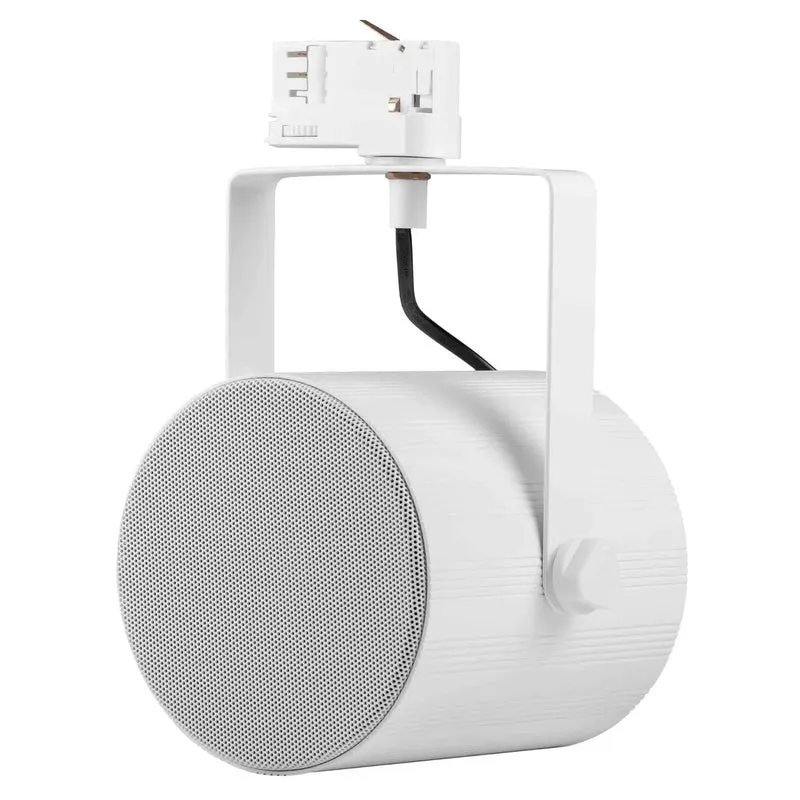 HAUT PARLEUR SPOT SANS FILS BLANC 15W SUR RAIL