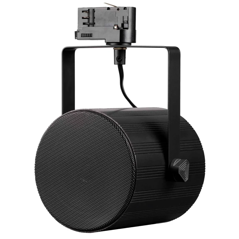 HAUT PARLEUR SPOT SANS FILS NOIR 15W SUR RAIL