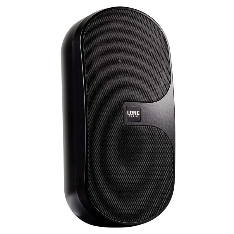 PAIRE D'ENCEINTES MURALES 2 VOIES 80W NOIRE