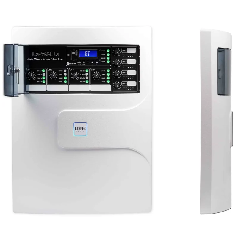 AMPLIFICATEUR MURAL MULTIMÉDIA 4X150W EN CLASS AB