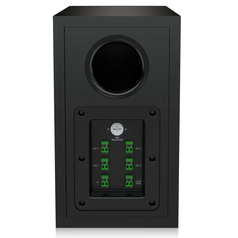 CAISSON DE BASSE PASSIF NOIR