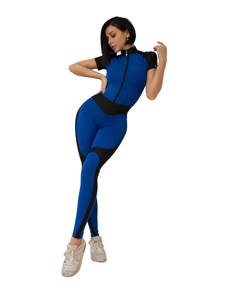 Blue leggings