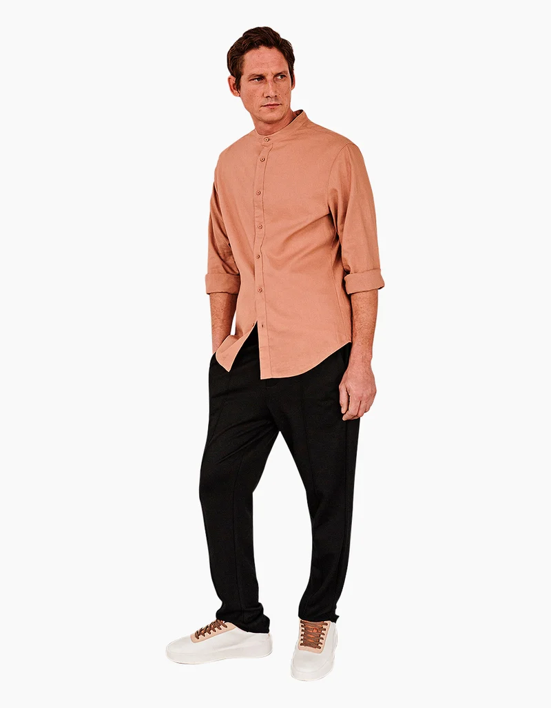 Stand Up Collar Shirt