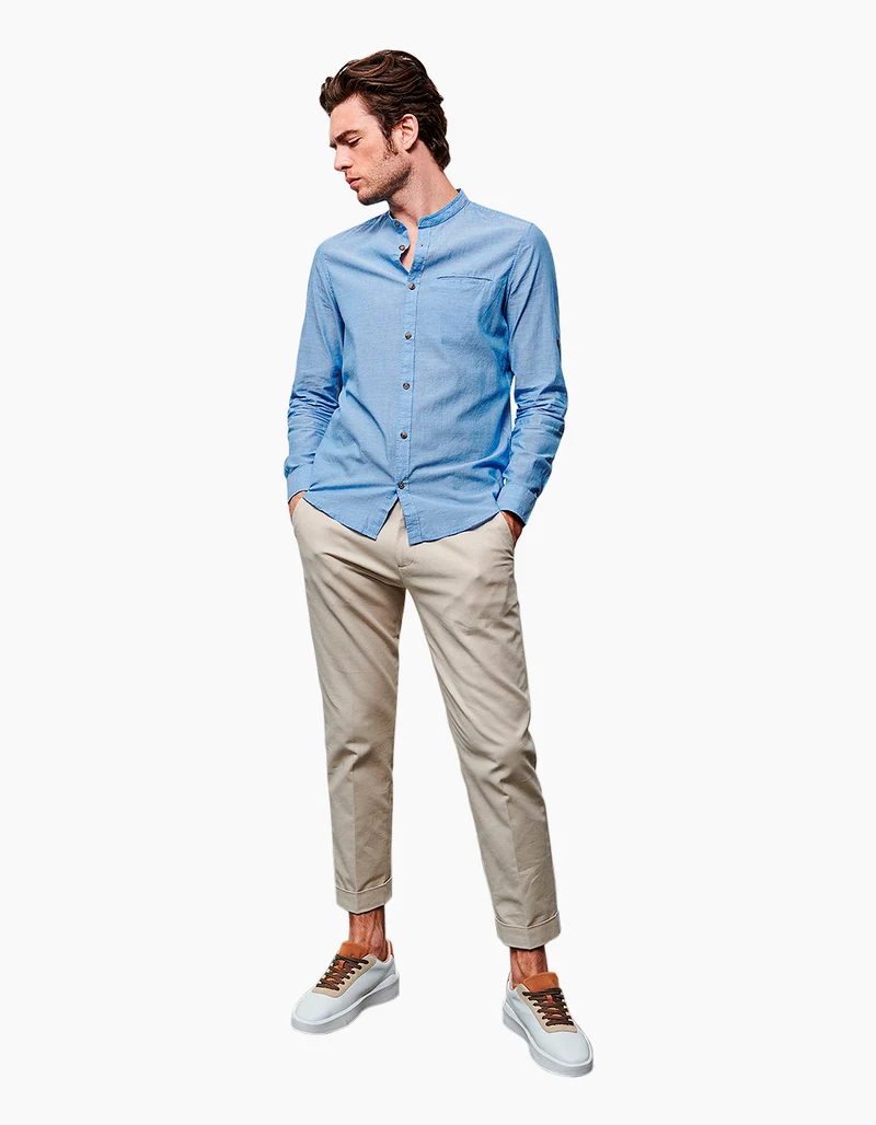 Stand Collar Shirt