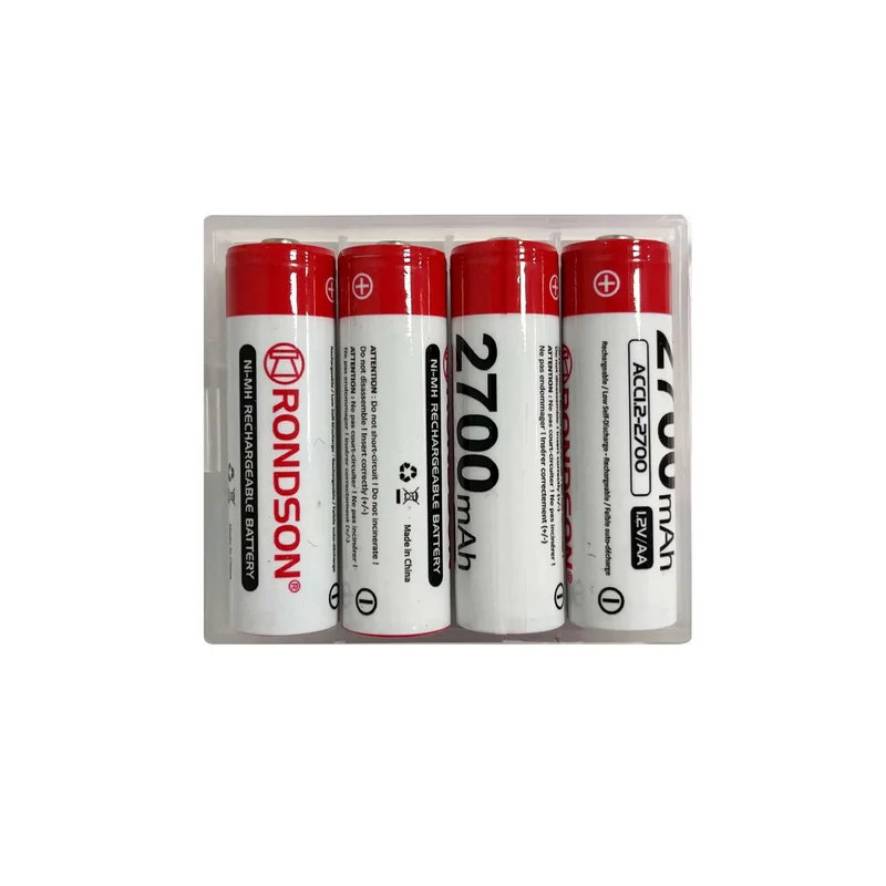 PACK DE 4 ACCUS RECHARGEABLES NiMH 1.2V-2700mAh