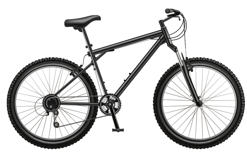 Mountain Bike Raw Aluminum