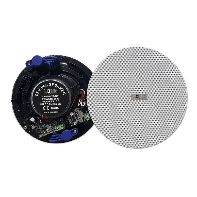 HAUT-PARLEURS PLAFOND ENCASTRABLE AMPLIFIÉS 40W