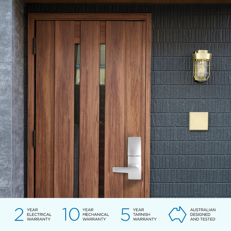 Gainsborough Freestyle WIFI Entrance Trilock (Brushed Satin Chrome)