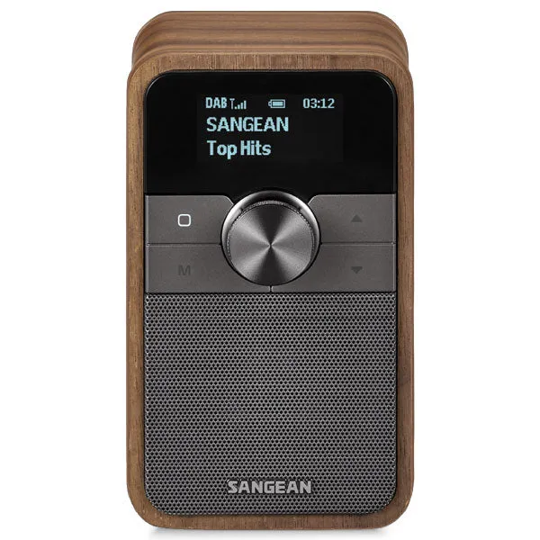 Sangean DDR-8 DAB/FM/BT Wooden Cabinet Radio - Vintage Walnut