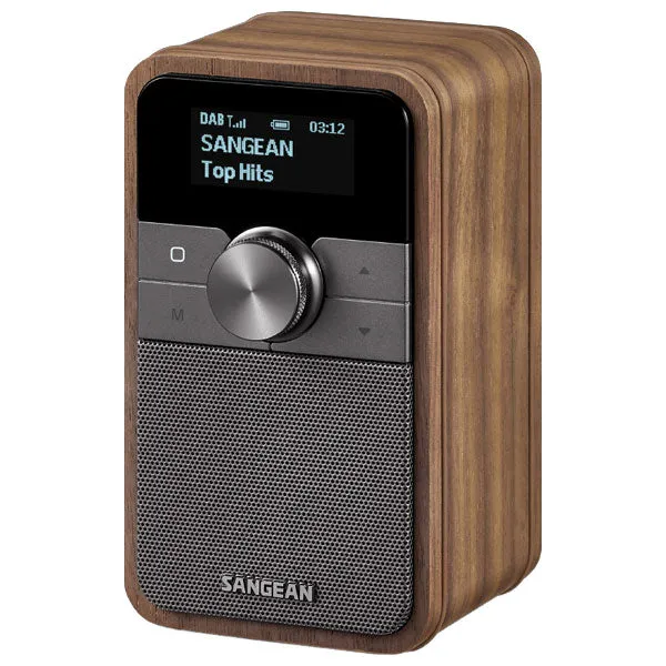 Sangean DDR-8 DAB/FM/BT Wooden Cabinet Radio - Vintage Walnut