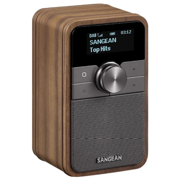 Sangean DDR-8 DAB/FM/BT Wooden Cabinet Radio - Vintage Walnut