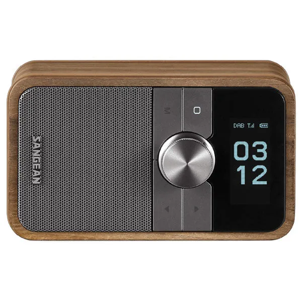 Sangean DDR-8 DAB/FM/BT Wooden Cabinet Radio - Vintage Walnut