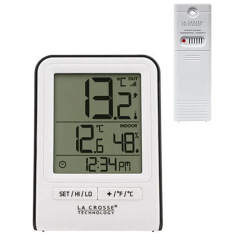La Crosse 308-1409WTv4 Wireless Temperature Humidity Thermometer