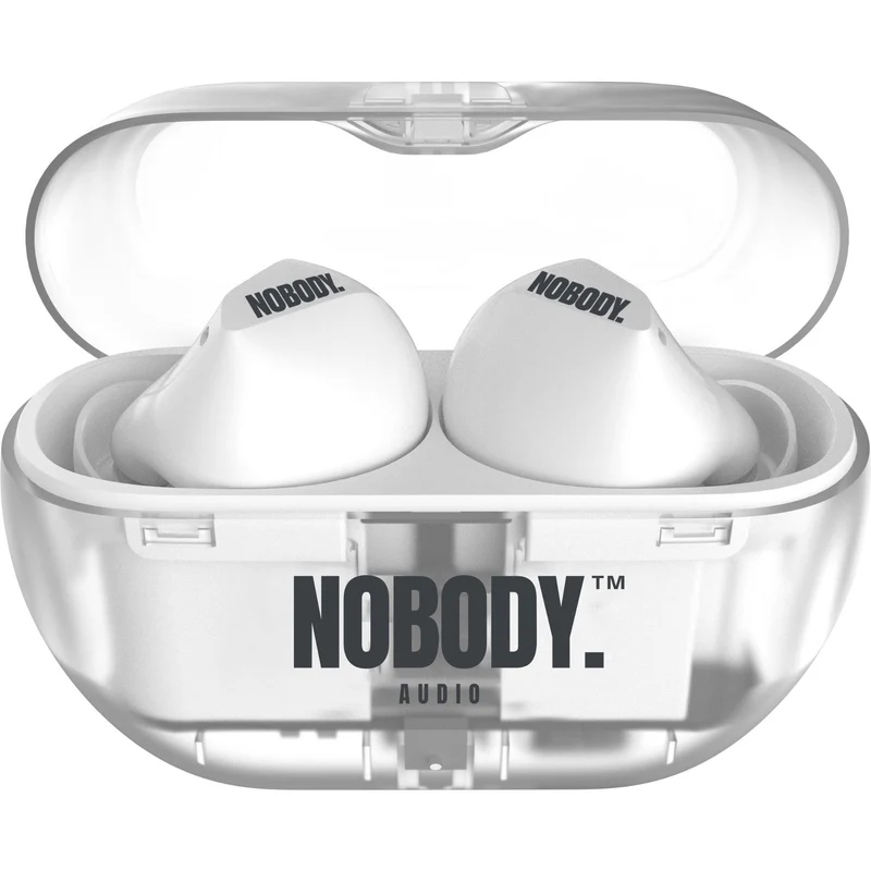 NOBODY VP1 ANC Earbuds With Call Clarity (Pearl White)