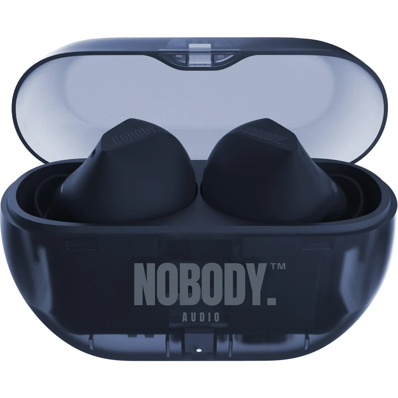 NOBODY VP4 GymBuds ANC Premium Earbuds With Call Clarity & Gripskin Fit (Deep Blue Metallic)