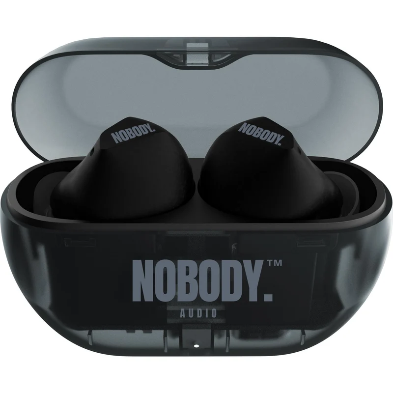 NOBODY VP0 Earbuds With TechSeal (Pearl Black)