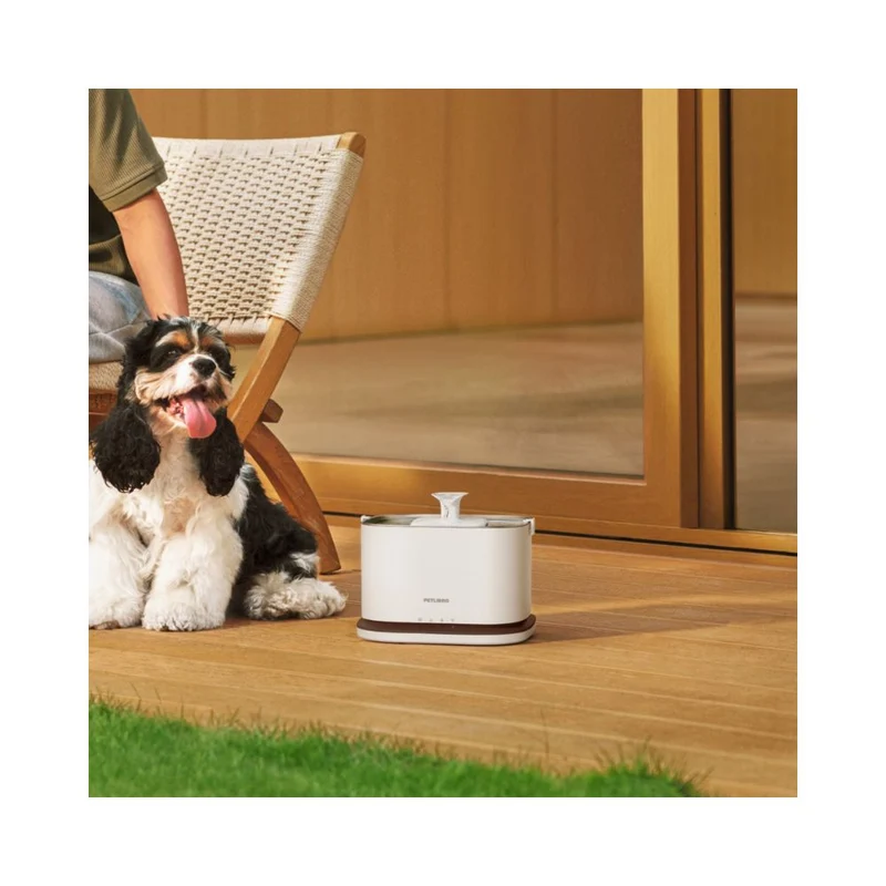 Petlibro Dockstream 2 Smart Cordless Pet Water Fountain Walnut 3L WiFi