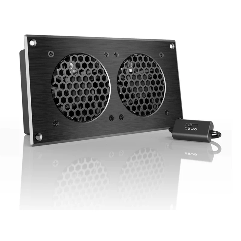AC Infinity Airplate S5 Dual 52 CFM Cabinet Cooler USB Powered 80mm
