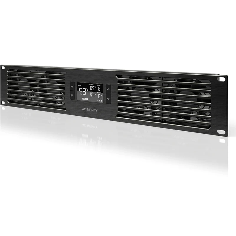 AC Infinity Cloudplate T7 50-220 CFM 2U Rack Cooler Front Exhaust