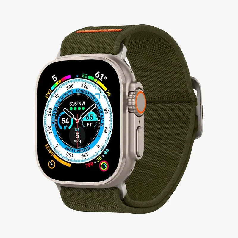 Spigen Apple Watch 49mm 46mm 45mm 44mm 42mm Lite Fit Ultra Band (Khaki)
