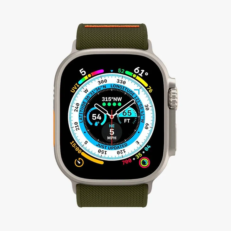 Spigen Apple Watch 49mm 46mm 45mm 44mm 42mm Lite Fit Ultra Band (Khaki)