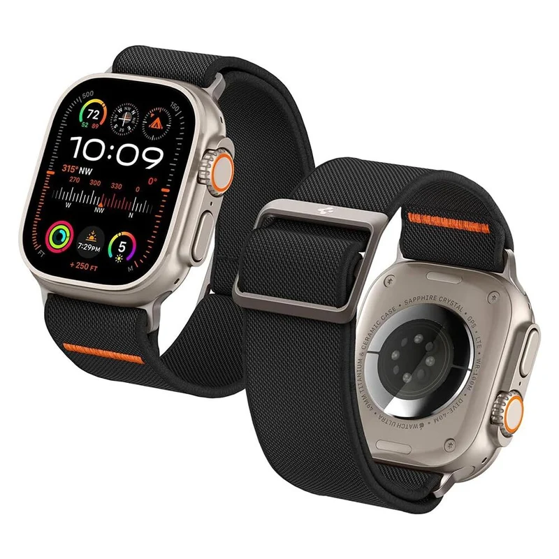 Spigen Apple Watch 49mm 46mm 45mm 44mm 42mm Lite Fit Ultra Band (Orange)