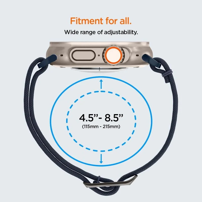Spigen Apple Watch 49mm 46mm 45mm 44mm 42mm Lite Fit Ultra Band (Orange)