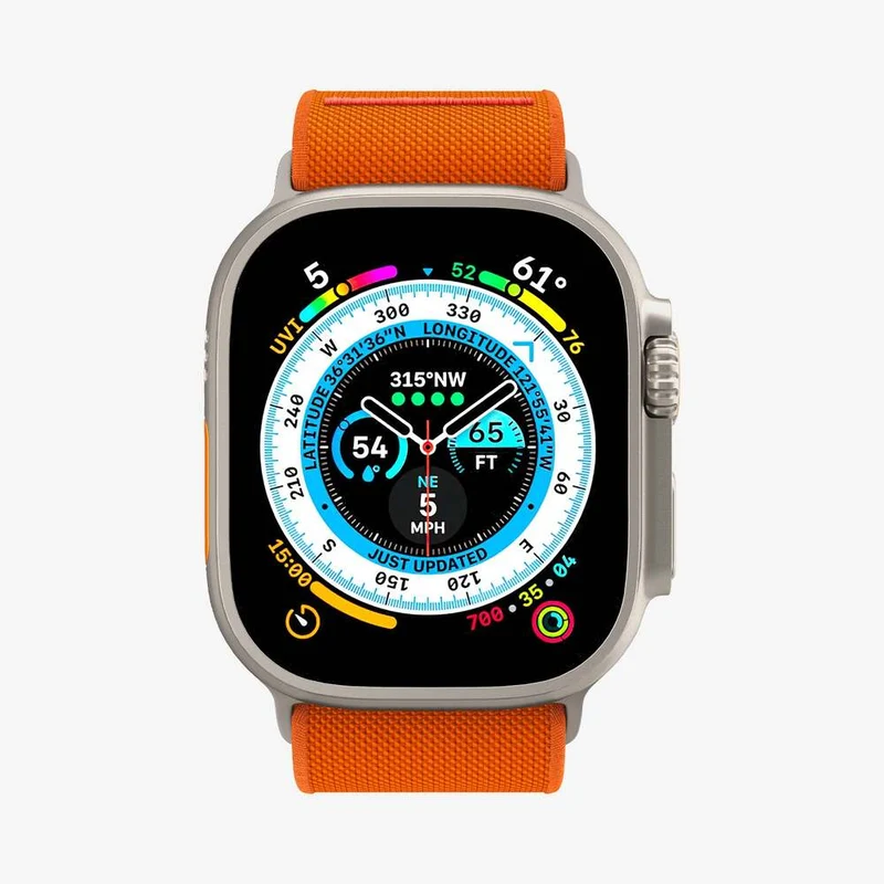 Spigen Apple Watch 49mm 46mm 45mm 44mm 42mm Lite Fit Ultra Band (Orange)