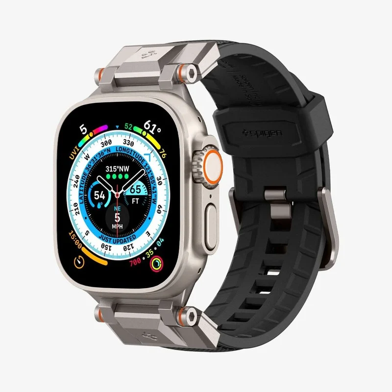 Spigen Apple Watch 49mm 46mm 45mm 44mm 42mm DuraPro Armor Band (Black)
