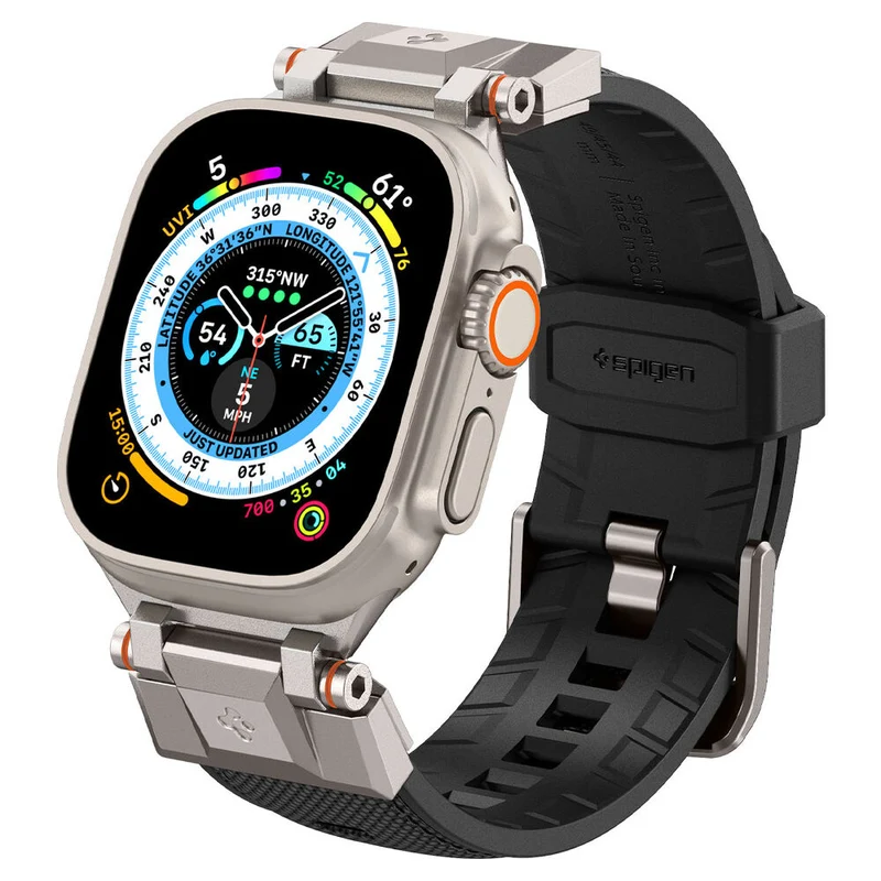 Spigen Apple Watch 49mm 46mm 45mm 44mm 42mm DuraPro Armor Band (Black)