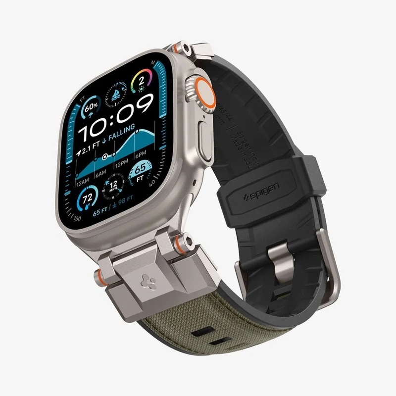 Spigen Apple Watch 49mm 46mm 45mm 44mm 42mm DuraPro Armor Wristband (Military Green)