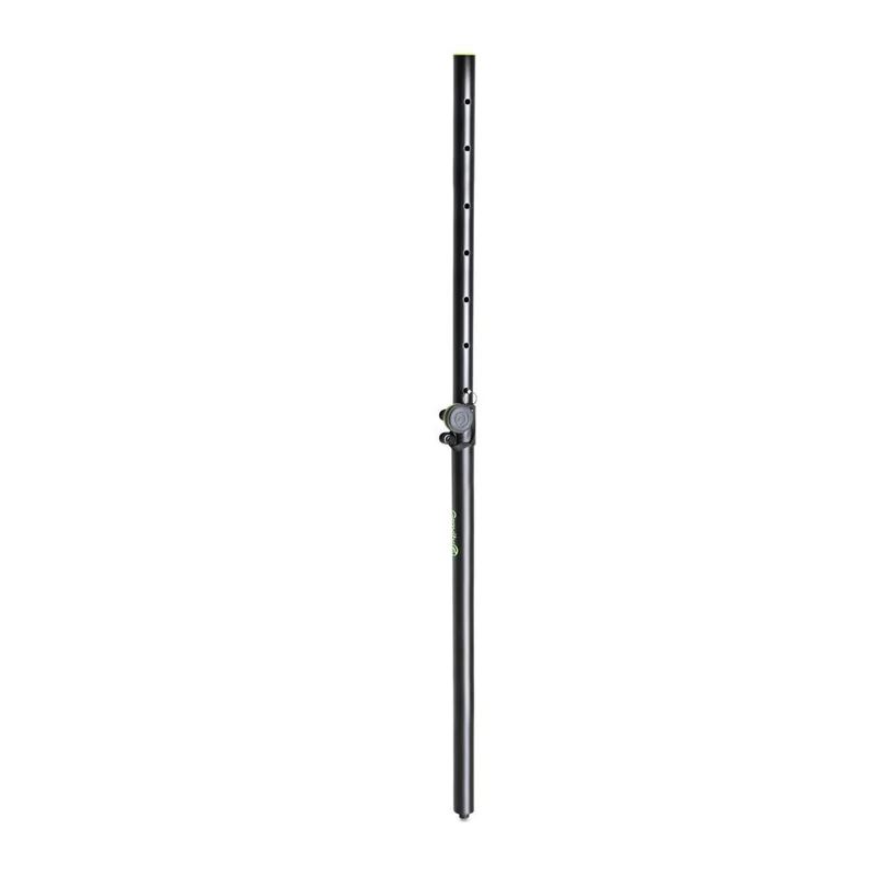 Gravity SP2342B Adjustable Steel Pole 35mm to M20 1800mm Mount For Speaker Black