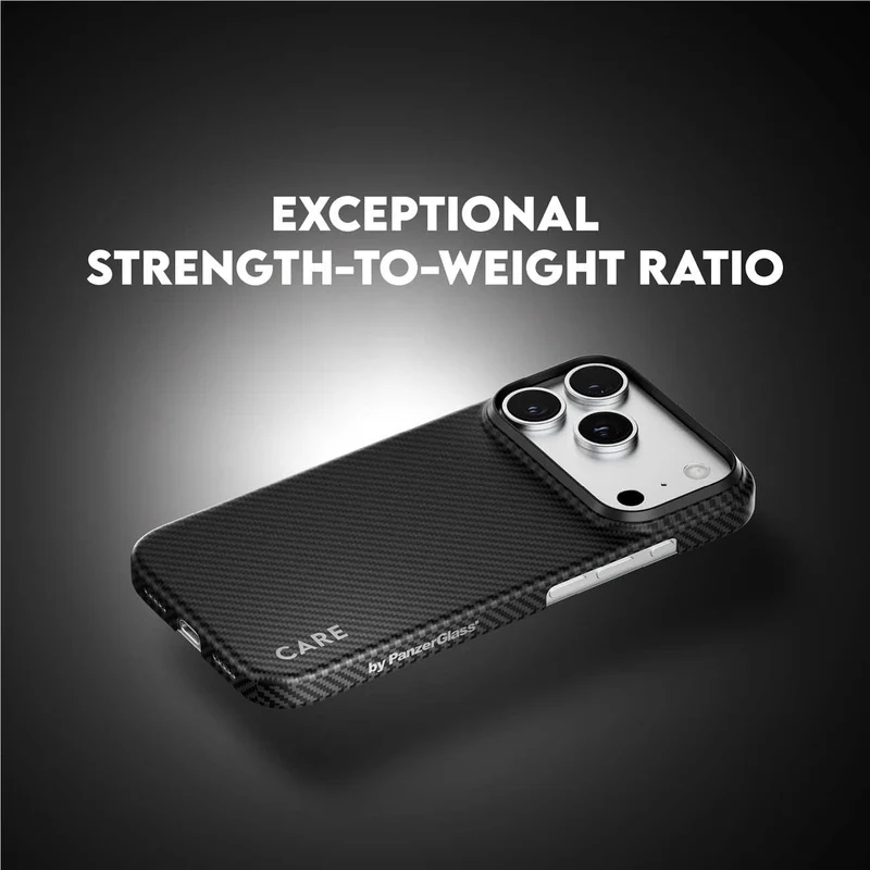 CARE by PanzerGlass Discovery ARAMID Fibre MagSafe Case for iPhone 18 Pro/17 Pro